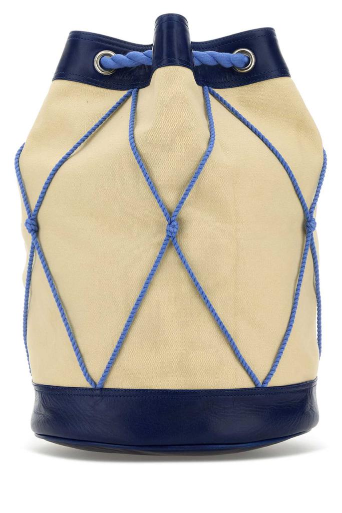 BODE Cream Canvas Backpack