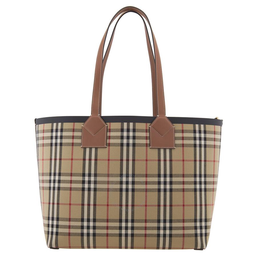 Burberry Small EKD Canvas Tote Bag - Tote Bags - Compare
