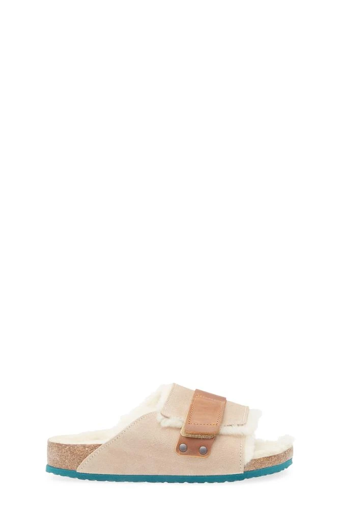 Birkenstock Kids
 Kyoto Genuine Shearling Lined Slide Sandal 4