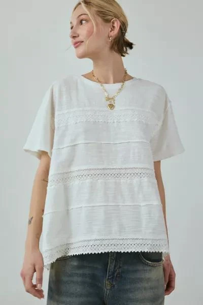 Kimchi Blue Kimchi Blue Stormi Lace-Trim Prairie Tee 1