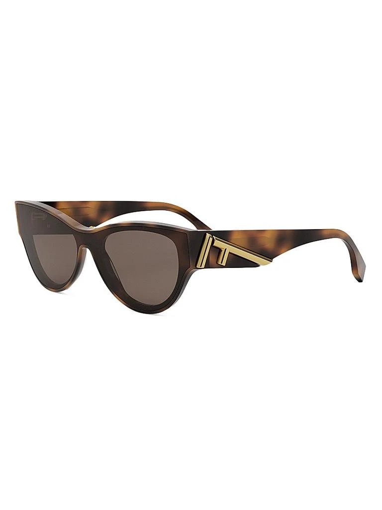 Fendi Fendi First Havana 138MM Round Sunglasses  display picture 3