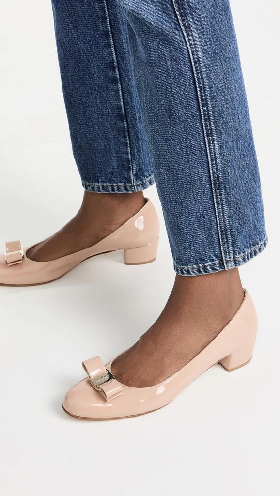 Salvatore Ferragamo Vara Low Heel Pumps 2