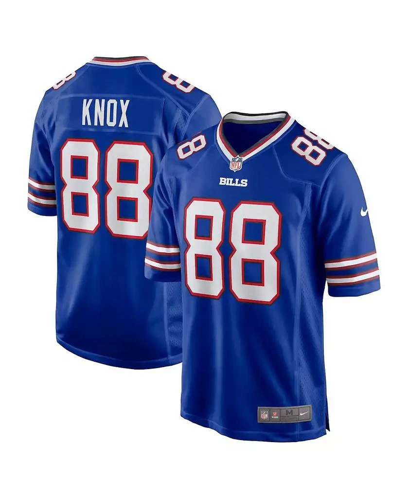 NIKE Men's Dawson Knox Royal Buffalo Bills Game Jersey 1