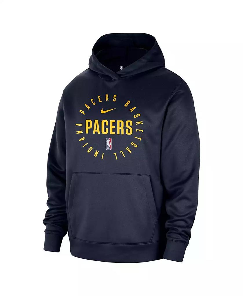 NIKE Men's Navy Indiana Pacers 2024/25 Spotlight On-Court Practice Performance Pullover Hoodie