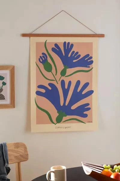 PSTR Studio PSTR Studio Madelen Cornflowers Frameless Art Print 1