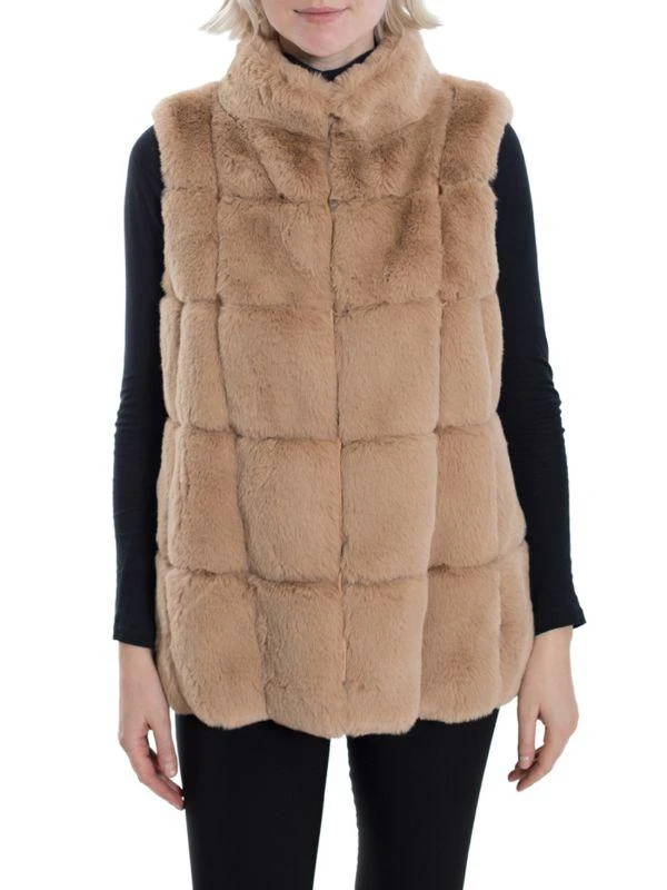 BELLE FARE Oversized Faux Fur Vest 1