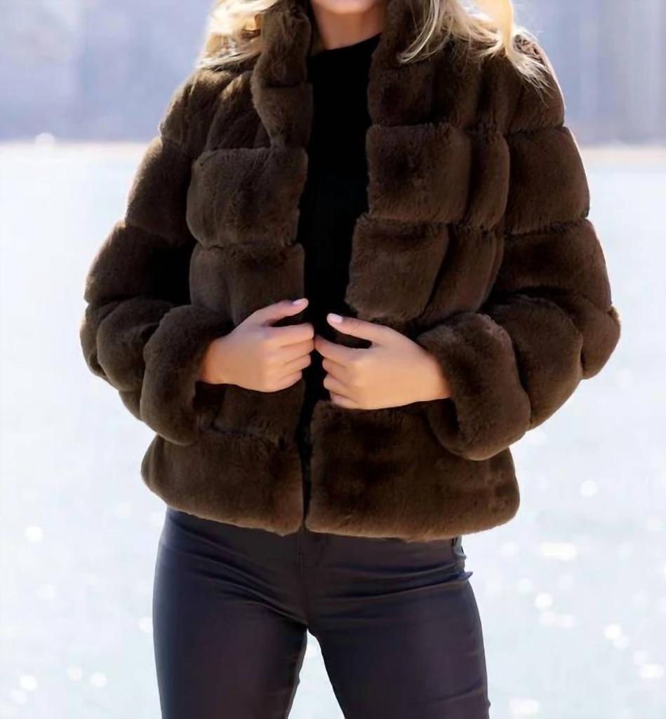 FABULOUS FURS Fabulous Furs - Posh Jacket 14642-CHAR