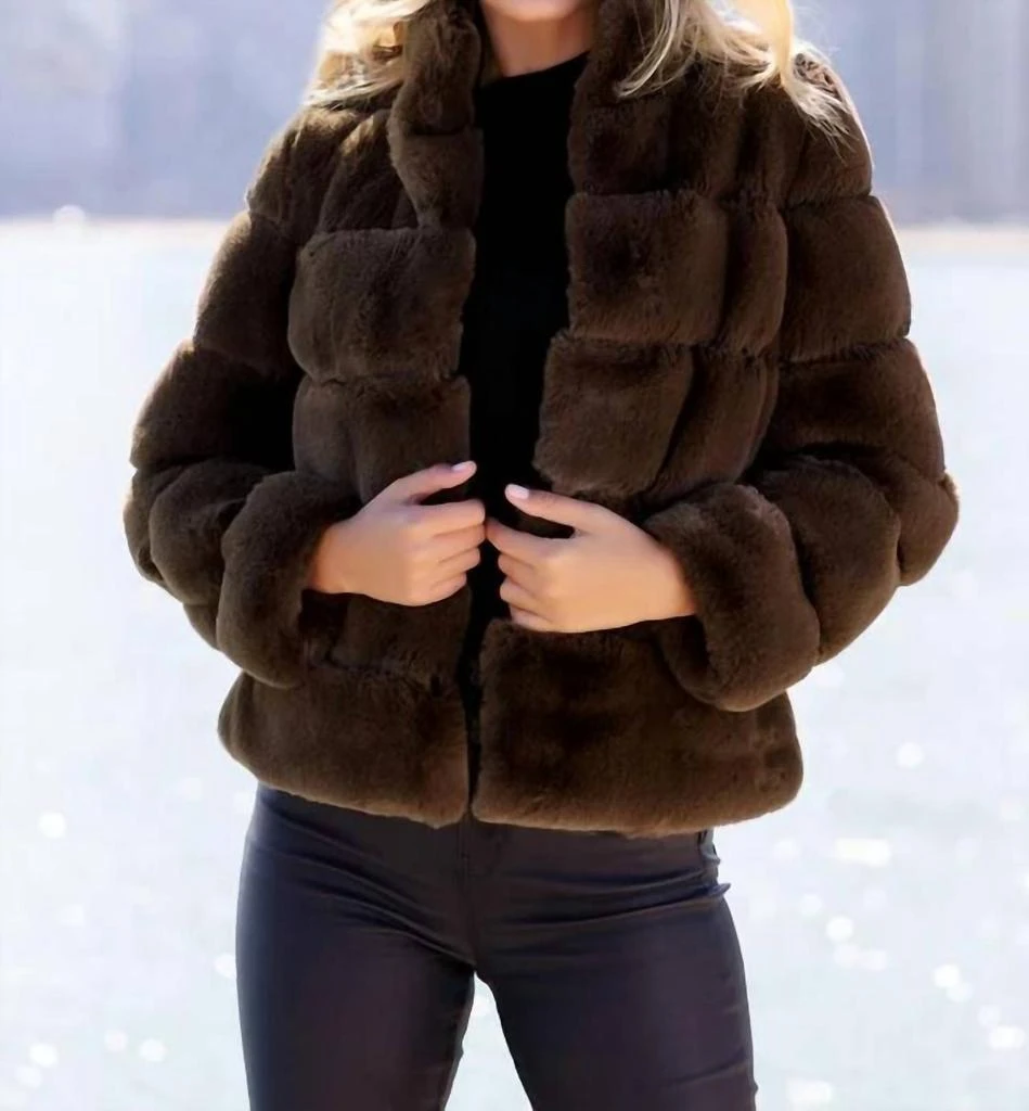 FABULOUS FURS Fabulous Furs - Posh Jacket 14642-CHAR 1