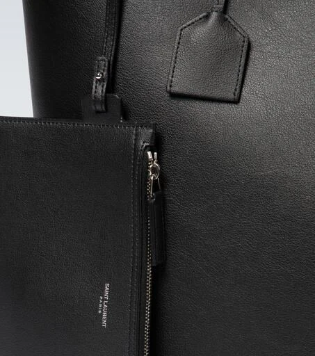 Yves Saint Laurent Leather shopping tote bag 6