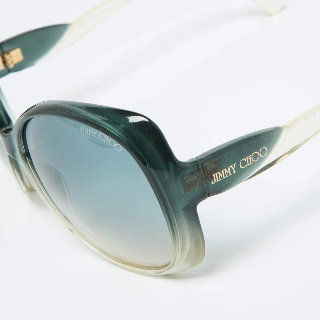 Jimmy Choo Jimmy Choo Green/Green Gradient Dahlia/S Oversized Sunglasses 3