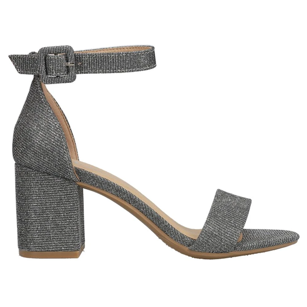 CL By Laundry Jody Shimmer Block Heel Sandals 1