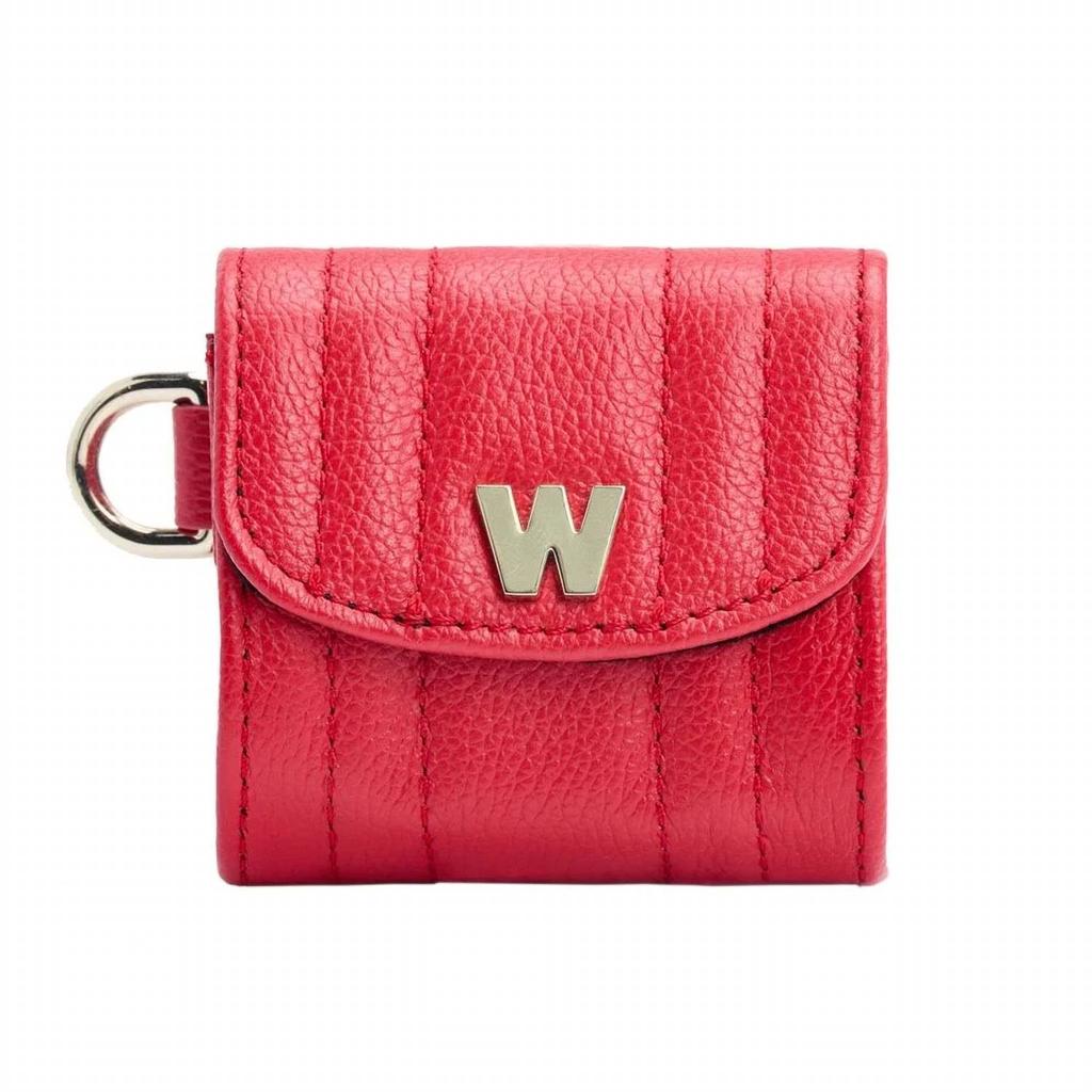 WOLF 1834 Women's Mimi Earpods Case With Wristlet In Red