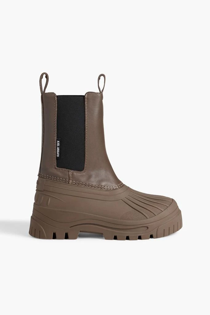 Axel Arigato Cryo leather and rubber rain boots 1