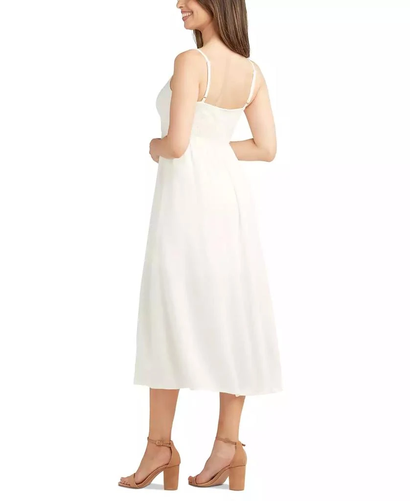 BCX Juniors' Button-Front Sleeveless Midi Dress 2