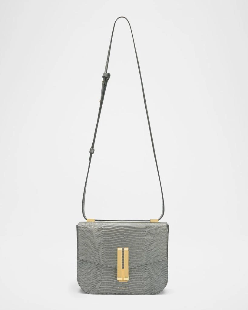 Demellier The Vancouver Lizard-Embossed Leather Crossbody Bag 2