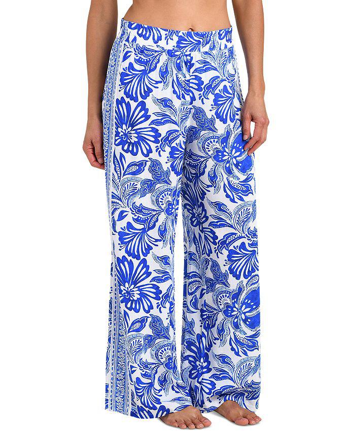 La Blanca Botanical Brocade Wide Leg Swim Cover-Up Pants