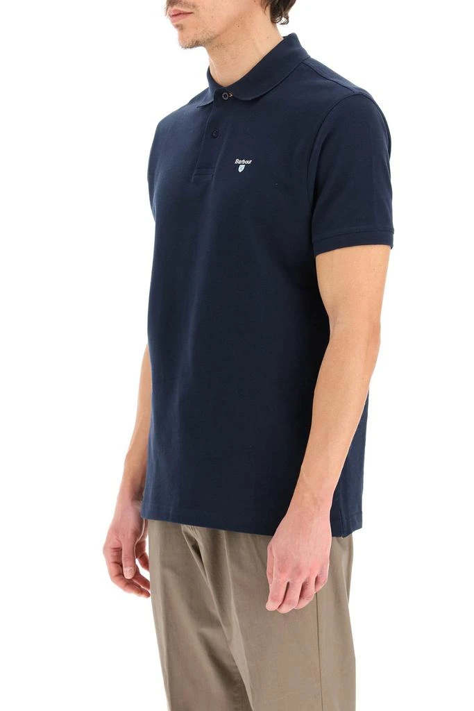 Barbour Barbour Logo Embroidered Short-Sleeved Polo Shirt 5