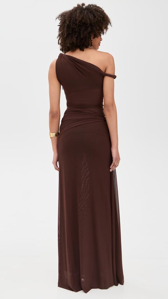 Misha The Sisal Mesh Maxi Dress