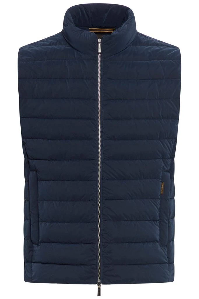 MOORER Moorer High-Neck Quilted Down Vest 1
