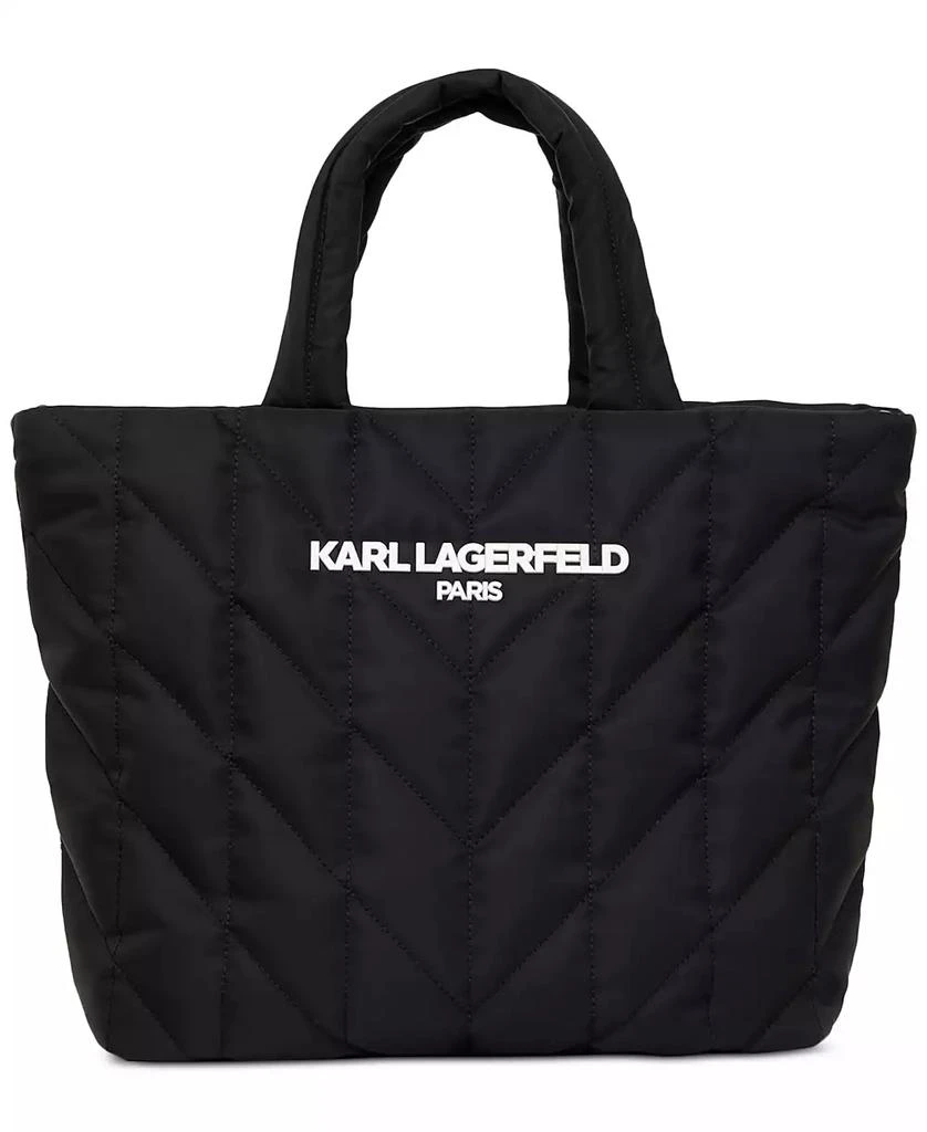 Karl Lagerfeld Paris Voyage Large Nylon Tote 1