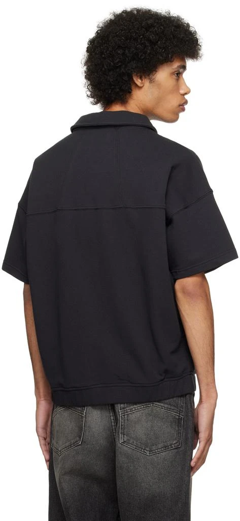 Rhude Black Embroidered Polo 3