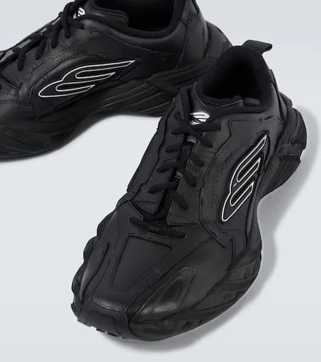 Balenciaga Monday 3B Sports Icon leather sneakers 3