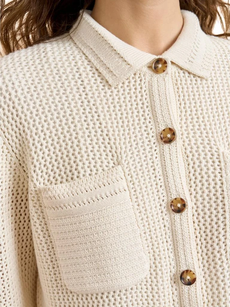 La Ligne Cropped Crochet Jane Jacket 8