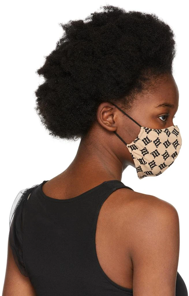 Misbhv Beige Monogram Face Mask 3