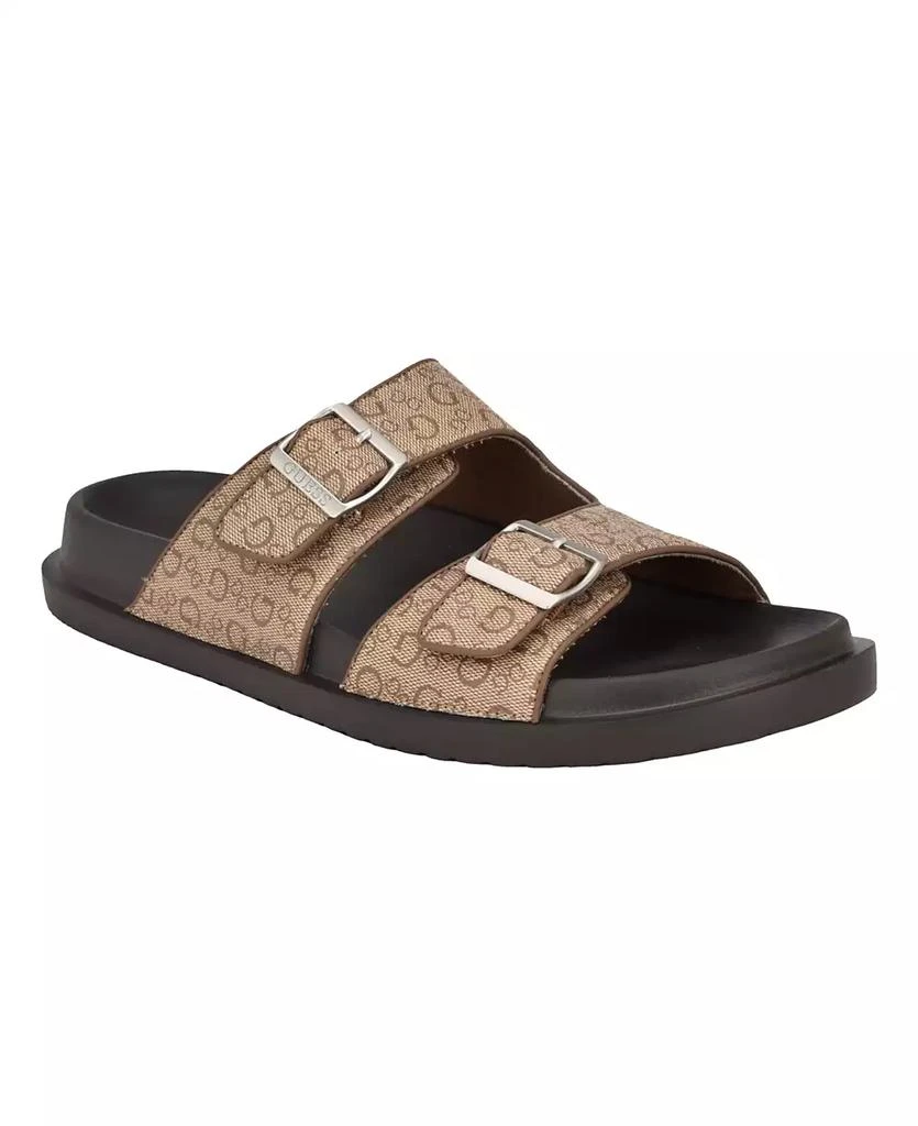 GUESS Men's Verone Double Strap Fashion Slide Sandal 1