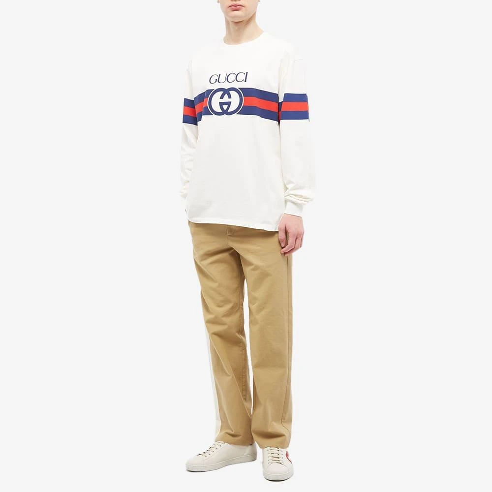 Gucci Gucci Long Sleeve New Logo T-Shirt 4