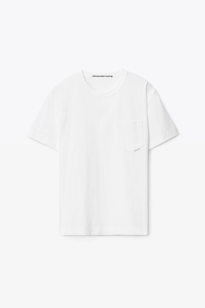 Alexander Wang UNISEX POCKET TEE IN HIGH TWIST JERSEY 2