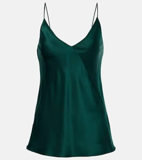 Max Mara Metello silk satin tank top 1