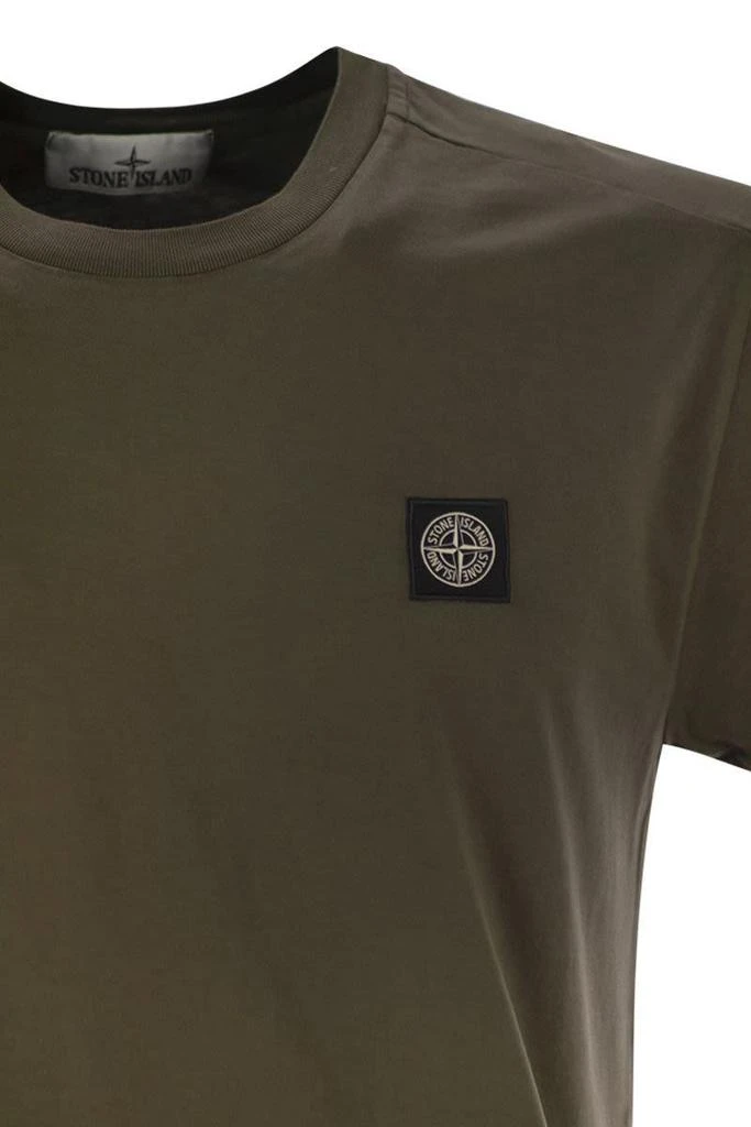 Stone Island Stone Island Short-Sleeved T-Shirt With Compass Logo Patch 4