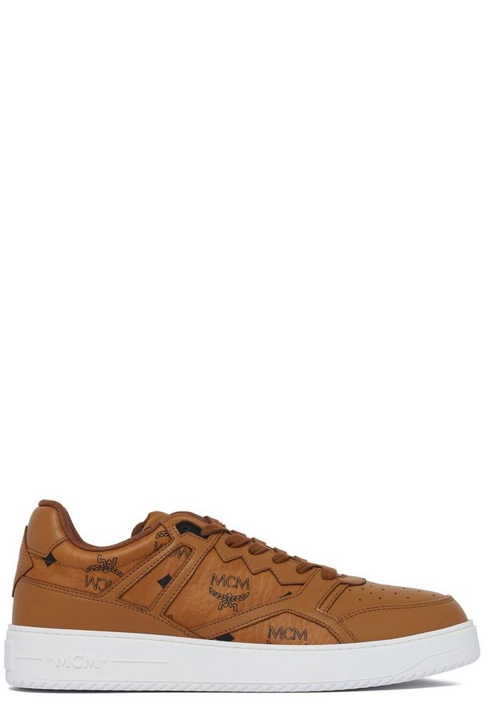 MCM MCM Neo Derby Visetos Lace-Up Sneakers