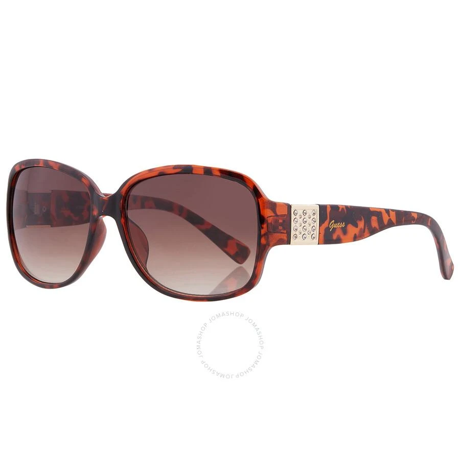 Guess Factory Brown Gradient Square Ladies Sunglasses GF0411 52F 58 2