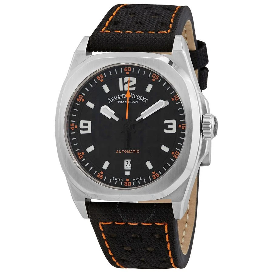 Armand Nicolet JH9 Automatic Black Dial Men's Watch A660HAA-NO-P0668NO8 1