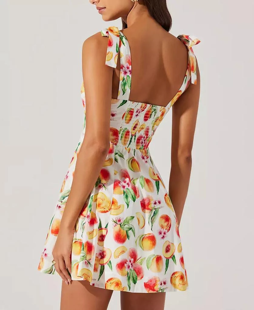 ASTR Women's Tinesha Cotton Shoulder-Tie Dress 6