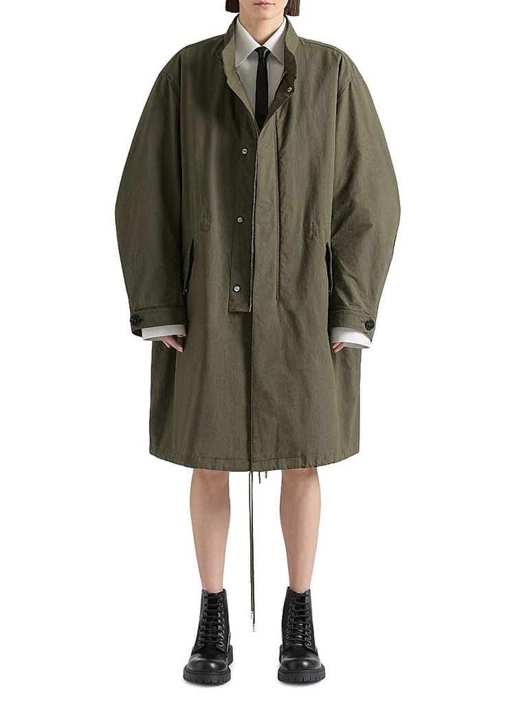 Givenchy Parka in Cotton with Stamp Print 3