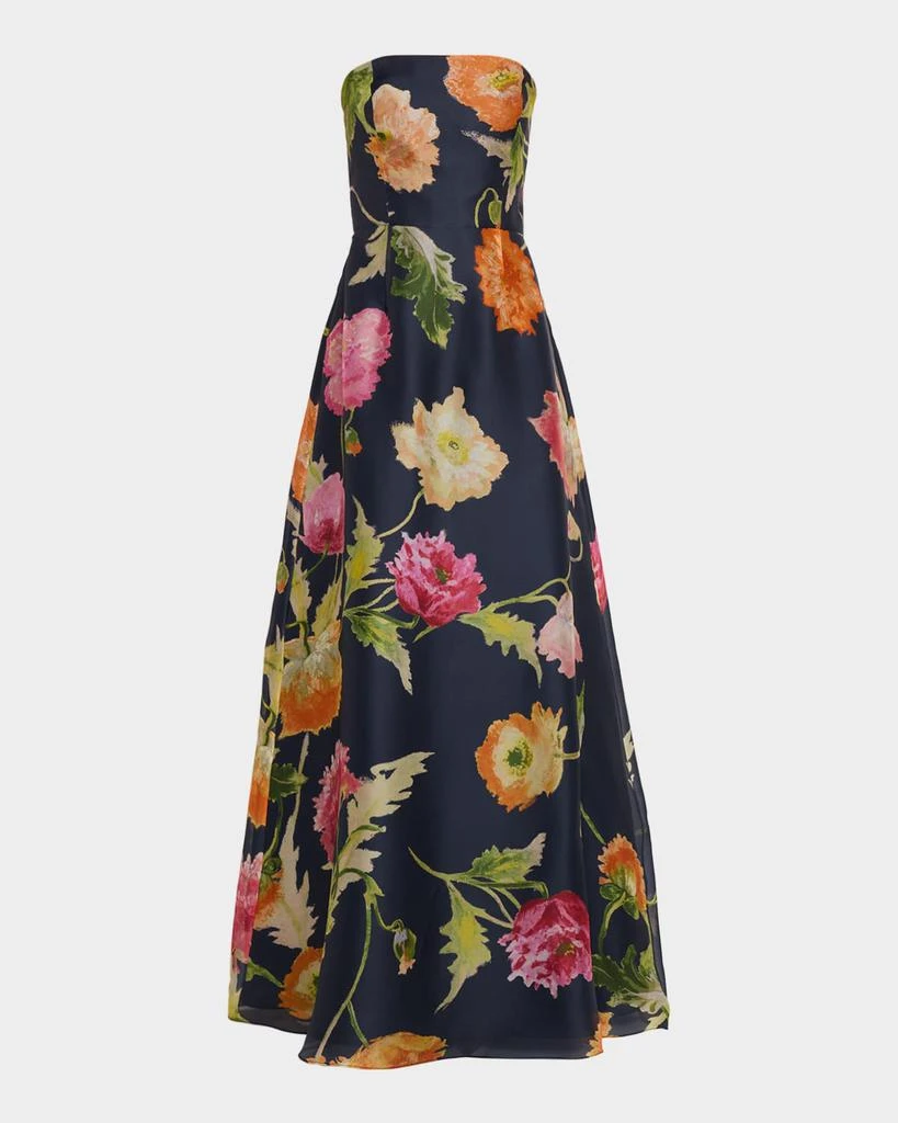 curved lines dress Sleeveless A Line Extra Long Curved Hemline Dress – EvaVarro main image 0