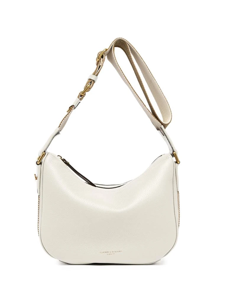 Gianni Chiarini Armonia Shoulder Bag In Hammered Leather 1