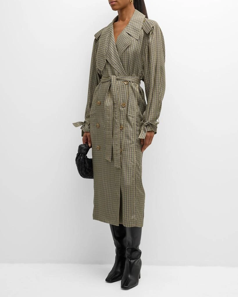 Dorothee Schumacher Checked Coolness Houndstooth Coat Dress 3