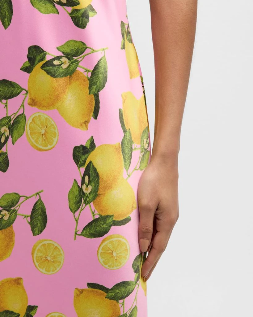 L'Agence Akiya Lemon Printed Tank Dress 6