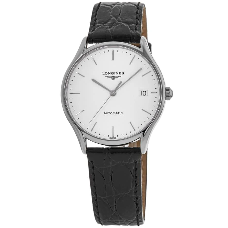 Longines Lyre Automatic White Dial Leather Strap Unisex Watch L4.860.4.12.2 1