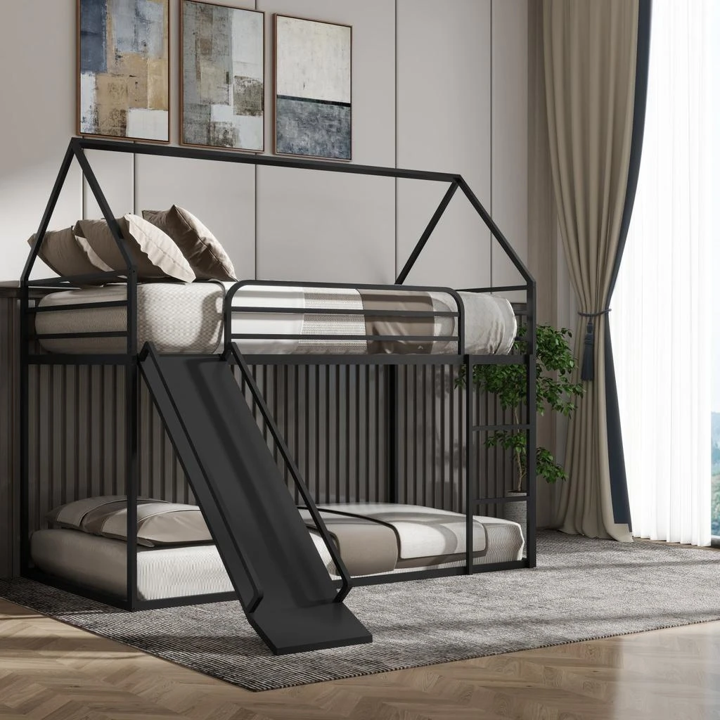 Streamdale Furniture Streamdale Twin over Twin House Bed 2