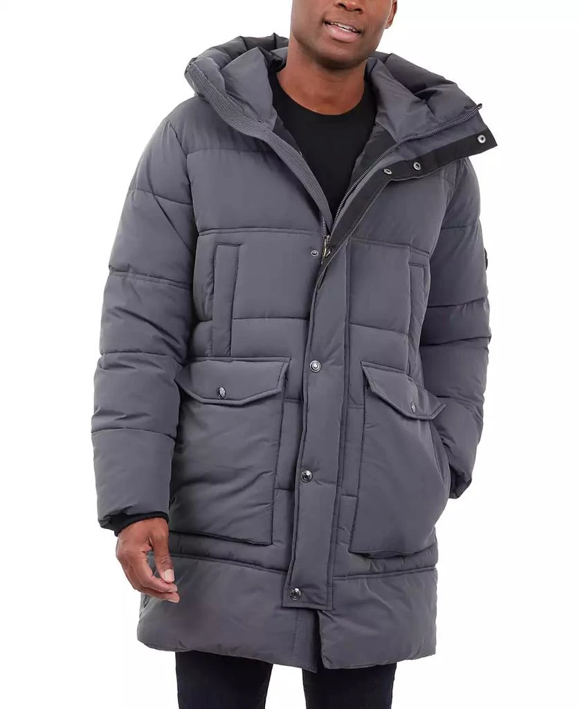Michael Kors Men's Heavyweight Hooded Long Puffer Coat 5