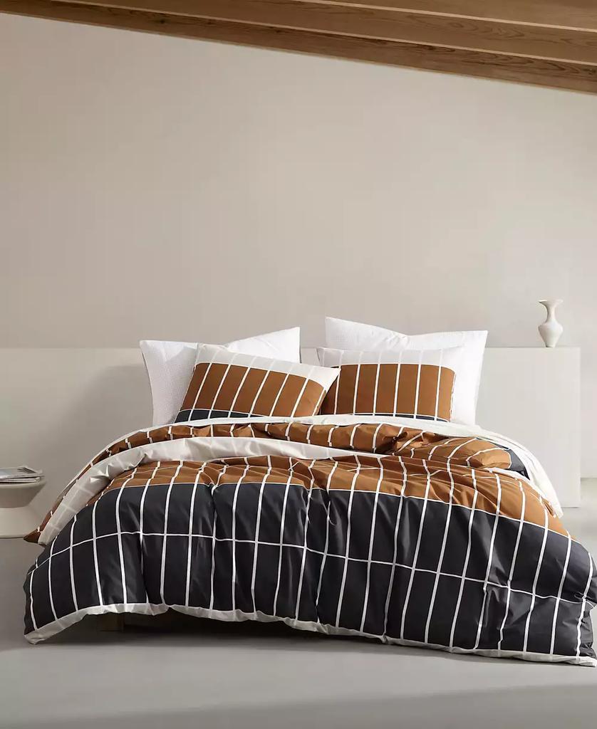 marimekko Tiiliskivi Raita Cotton 3 Piece Duvet Cover Set