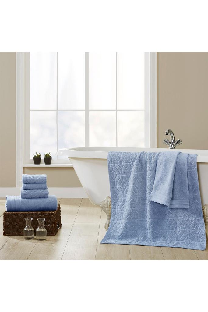Modern Threads Soft Rib Quick Dry 6-Piece Towel Set