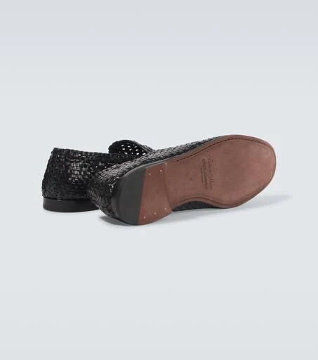 Dolce 
Gabbana Woven leather loafers 7