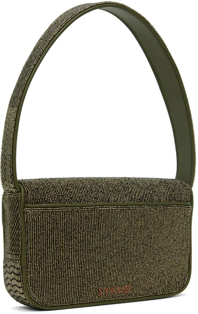 Staud Green Tommy Beaded Bag 3