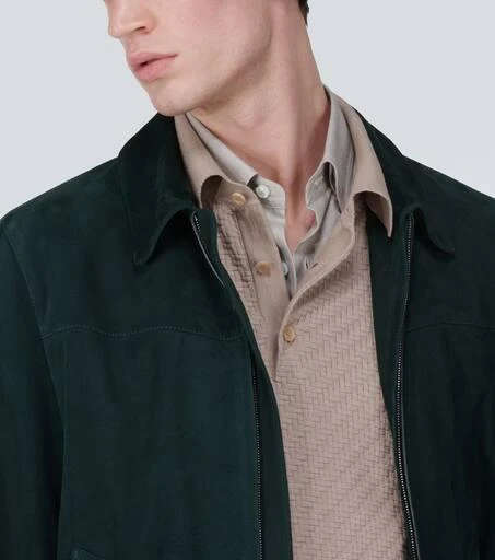 Brioni Suede blouson jacket 6